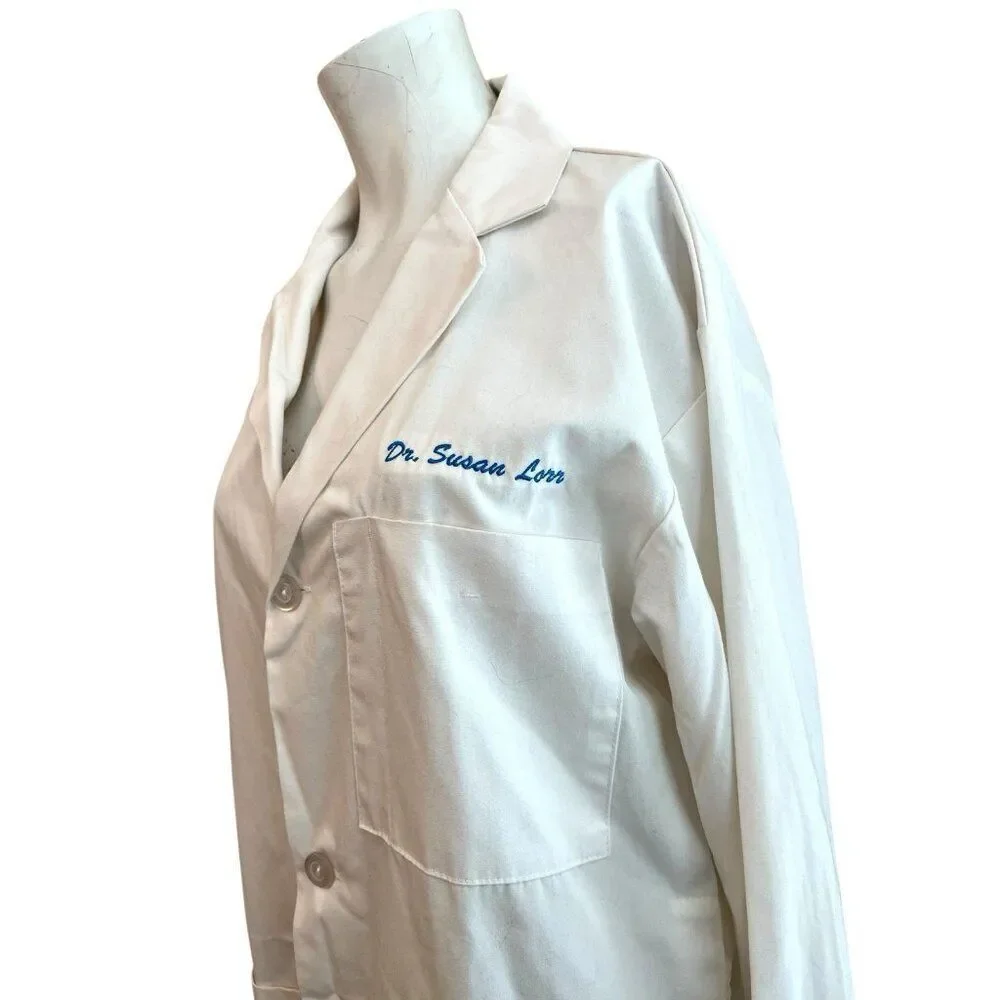 Flatliners Trinity Emmanuel Medical Center Custom White Lab Coat Dr Susan Lorr